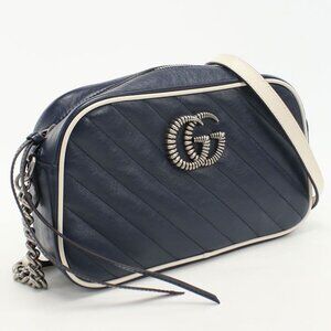 Gucci Small Camera Bag Ggmarmont Crossbody Bag Leather